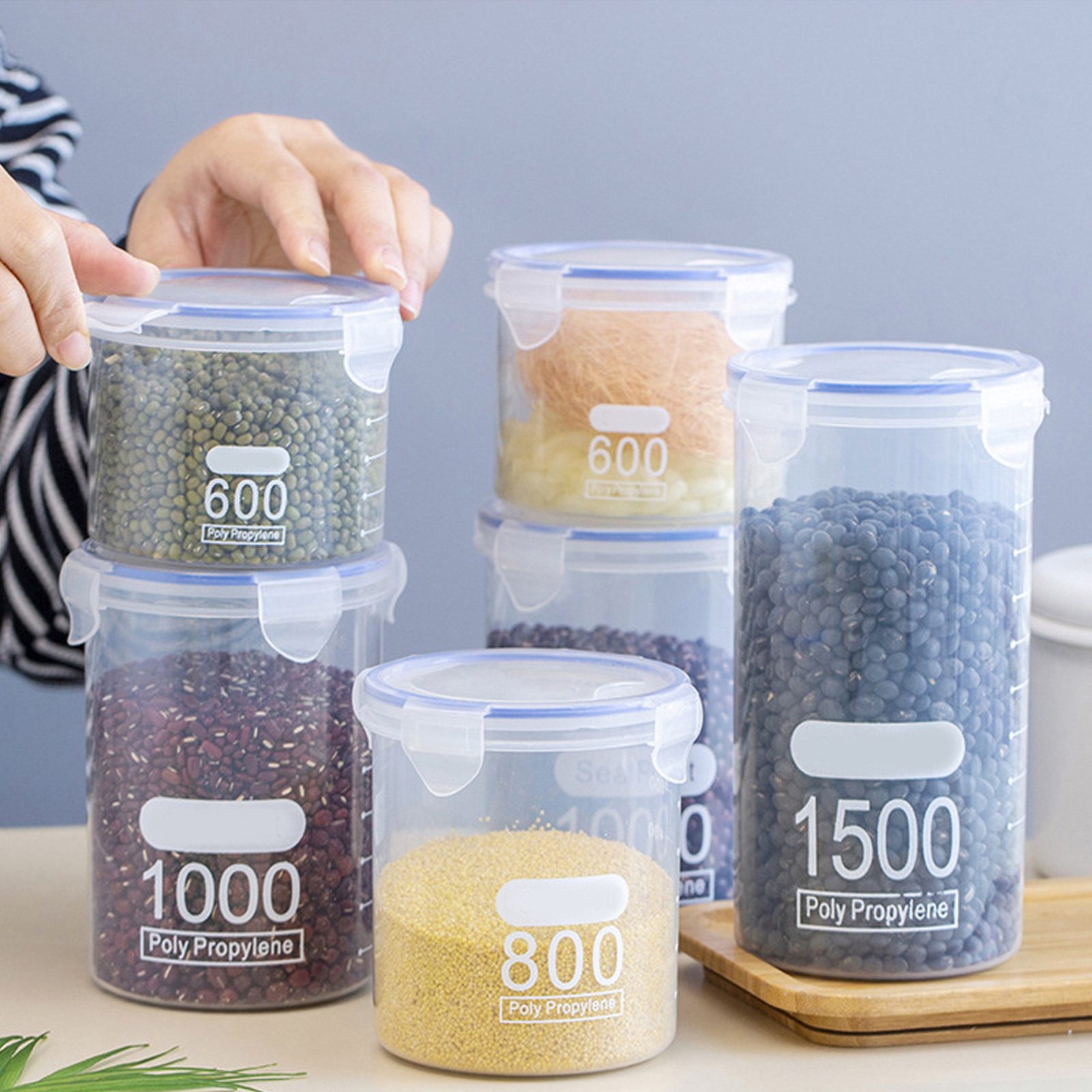 ชุดโหลเก็บอาหารแบบปิดผนึก 6 ชิ - Food Storage Containers บทวิจารณ์และราคา