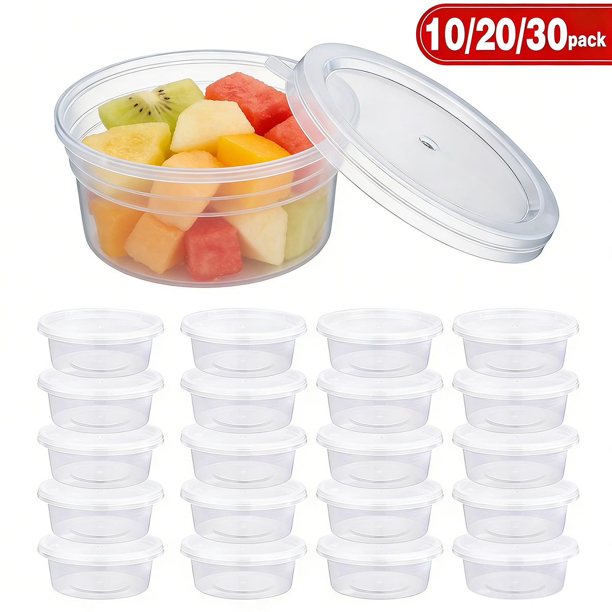 ชุด 10/20/30 ชิ้น ภาชนะใส่สไลม - Food Storage Meals บทวิจารณ์และราคา