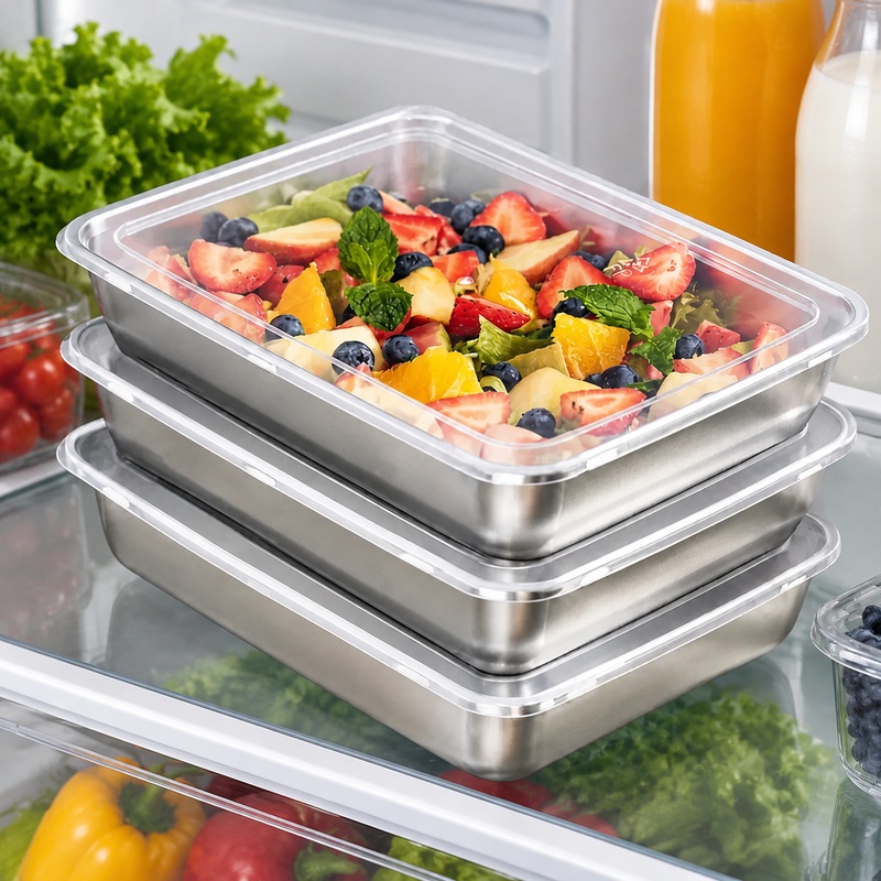 ชุดกล่องใส่อาหารสแตนเลส 3 ชิ้น - Food Storage Meals บทวิจารณ์และราคา