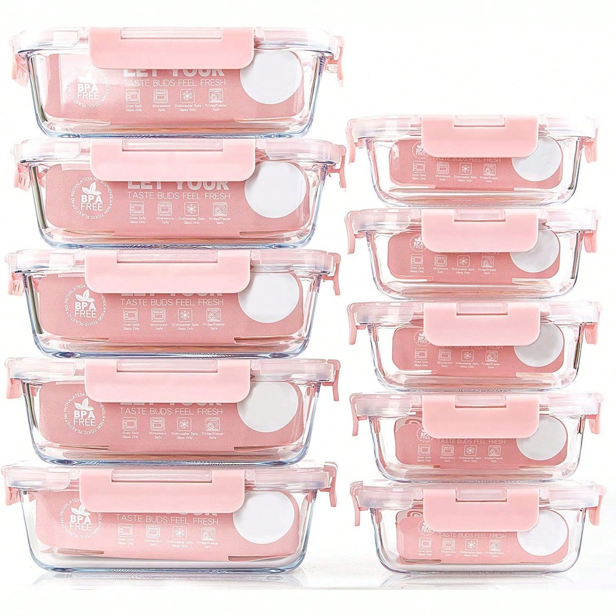 ชุดกล่องแก้วสำหรับเตรียมอาหาร  - Food Storage Oven Safe บทวิจารณ์และราคา