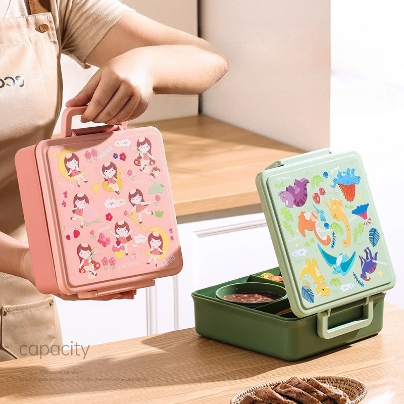 กล่องข้าวการ์ตูน กล่องเบนโตะสล - Food Storage Oven Safe บทวิจารณ์และราคา