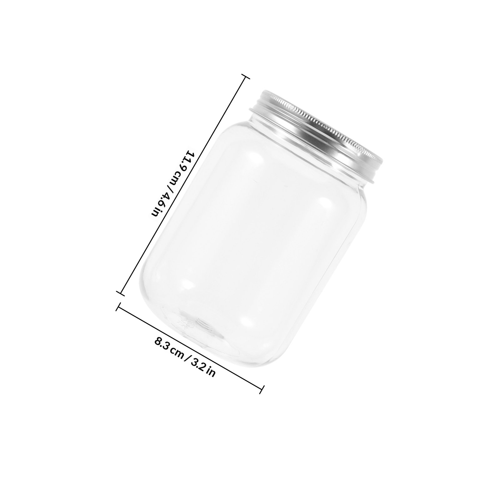 ชุดโหลพลาสติกใส 4 ชิ้น พร้อมฝา - Food Storage Containers บทวิจารณ์และราคา